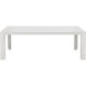Merano 90 X 40 inch White Outdoor Dining Table